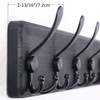 WEBI Coat Rack Wall Mounted,Wood Coat Hooks Wall Mounted,16" Hole