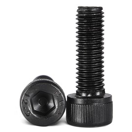 Cicidorai M10-1.5 x 30mm Socket Head Cap Screws, 12.9 Grade Alloy Steel, Black Oxide Finish, Machine Thread, Allen Socket Drive, Quantity 10