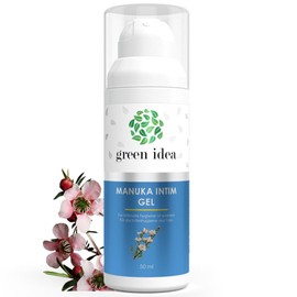 Green idea - Intimate Care Women's - Manuka Gel - 100% Soap Free - Against Odours in the Intimate Area - For Itching - Clear Antibacterial Effect - Also for Men - pH Neutral