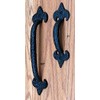 Fleur de Lis Door Pull Handle Gate Pull (10" Size)