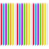 Xyedyaup 100pcs Colourful Straws Long 210 Mm X 6 Mm