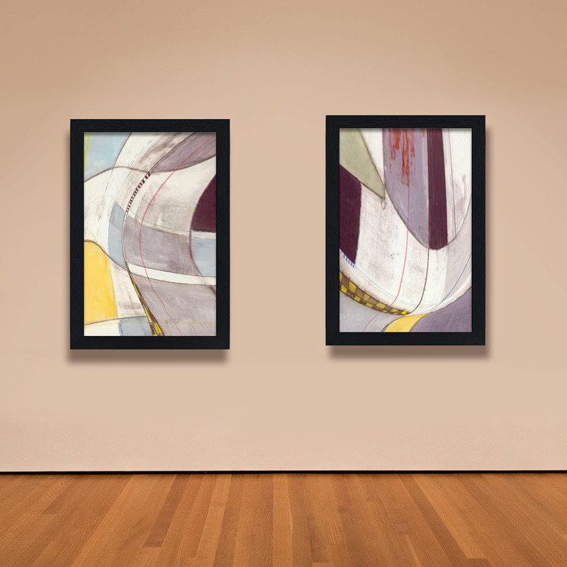 VCK 24x36 Solid Wood Poster Frames Black 3 Pack Picture