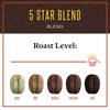 San Diego Coffee 5 Star Blend, Dark Roast, Whole Bean