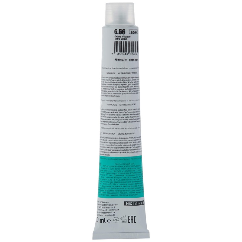 JoJo ColorPure Haarfarbe Creme Nr. 6.66 Extra Violet, 100 ml