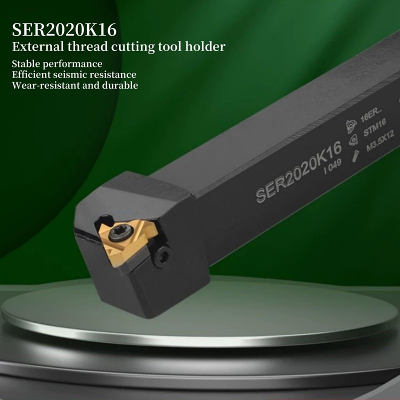 SATPISTOUL Lathe Tool Threading Solution: SER2020K16 Turning Tool Holder with