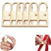 Zipper Pull Replacement,6 Pcs Metal Zipper Repair Tab for Luggage