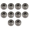 10Pcs Small Bearings Mini Ball Bearings 693ZZ Small Double Shielded