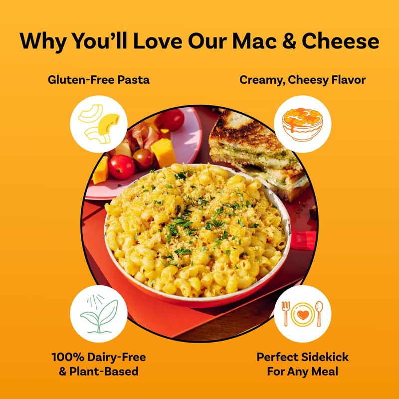 Daiya Dairy Free Gluten Free Cheddar Deluxe Mac & Cheese,