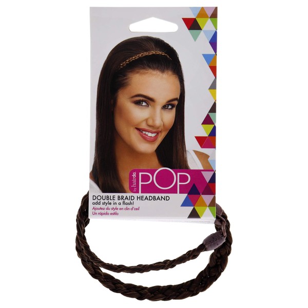 Hairdo Pop double braid headband - r6 30h chocolate copper by hairdo for women - 1 pc hair headband