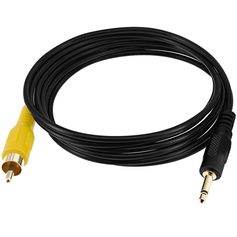 Yeworth 3.5mm 1/8 inch Mono Male Plug to RCA Male