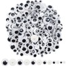 TOAOB 172pcs Sew On Googly Wiggle Eyes Buttons 8mm to