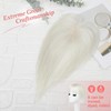 Flufymooz Real Human Hair Toppers for women, 10 Inch Clip