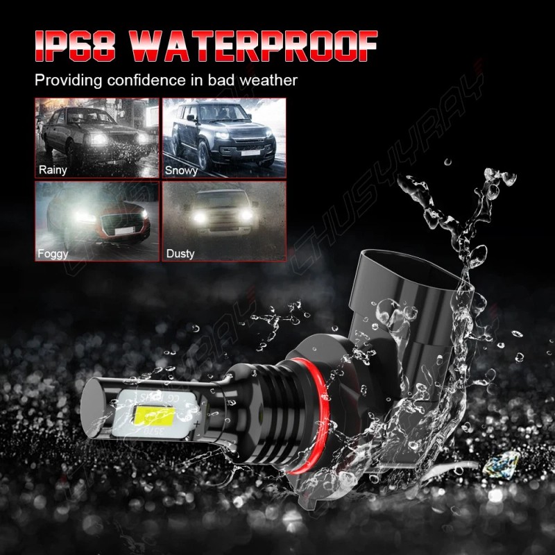 CHUSYYRAY For 2004-2014 Ford F150 10000K LED Headlight Hi/Lo+Fog Light