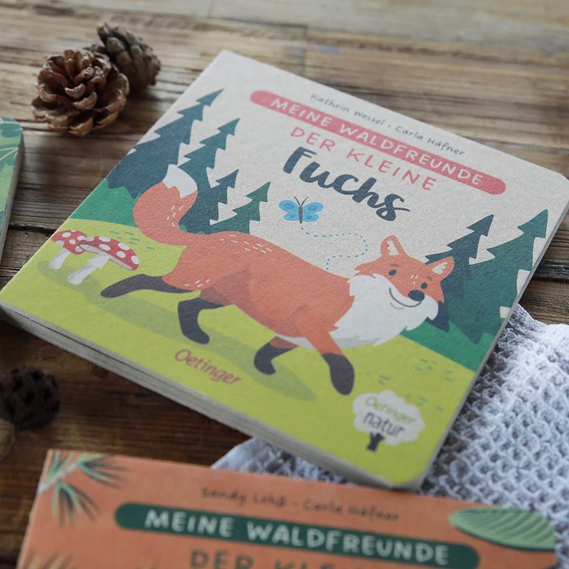 Meine Waldfreunde. Der kleine Fuchs: Pappbilderbuch über heimische Tiere für