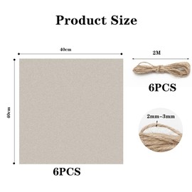 Gohytal Fabric Napkins, Linen Napkins, Reusable, Set of 6, Sustainable Linen Napkins, Fabric, Washable Napkins, Table Decoration for Kitchen, Family, Birthday, Party, Cafe, Restaurant