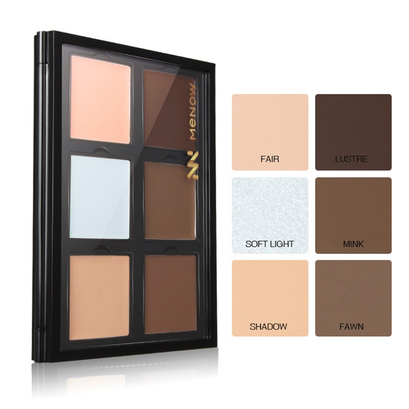 6 Colors Makeup Face Concealer Cream Palette Long Lasting Coverage