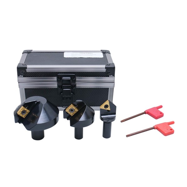 Accusize Industrial Tools 1/4'', 1/2'' and 1-1/4'' 90 Degree Indexable