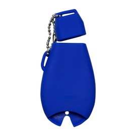 Key Fob Cover for Dodge Jeep: 3 Buttons Key Fob Case Fit for Dodge Dart Durango Grand Caravan RamPickup 1500 2500 3500 Jeep Commander Grand Cherokee 2008-2019丨Remote Protector GQ4-53T丨 (Blue)