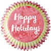 Wilton Happy Christmas Cupcake Cases, Paper, Multicoloured, 6.35 x 5.08