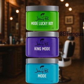 Johnny B Mode Professional Hair Styling Gel Set of 3 – Includes MODE, MODE Lucky Boy & KING MODE for Strong Hold, Shine & Luxury Haircare