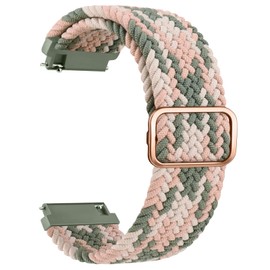 ZGCE 20 mm Watch Strap Woven Nylon Watch Straps with Adjustable Metal Buckle, Quick Release Sport Replacement Strap 20 mm Bracelet for Men and Women