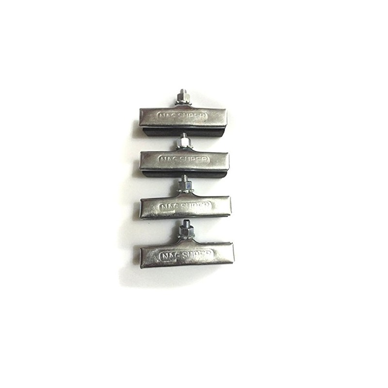eRadius 4 x Rod Brake Blocks Pads Angle Sided Vintage