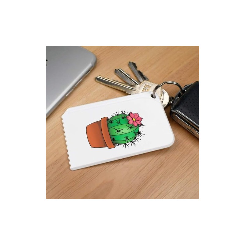 Azeeda 'Potted Cactus' Plastic Ice Scraper (IC00041271)