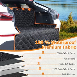 JOEJOY Car Boot Liners for Dogs - Upgrade Car Boot Protector for Dogs Nonslip Boot Liner for Dogs - Waterproof Dog Car Seat Cover for Truck SUV Bumper Protection