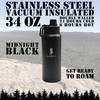 Aquapelli Water Bottle Midnight black 34 oz