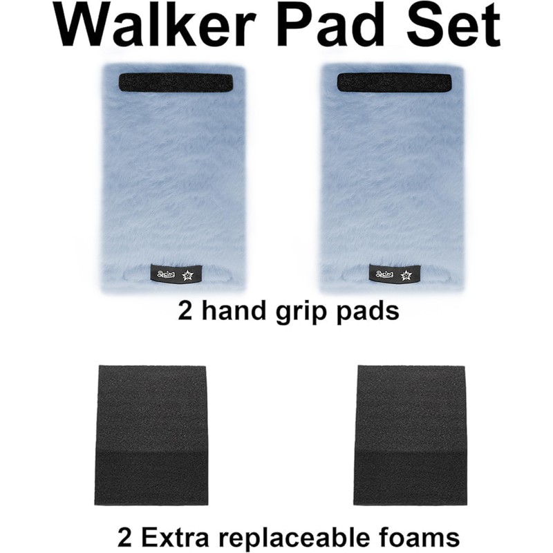 SPRING SEAON Walker Hand Pads Fluffy Walker Handle Cushions Non-Slip