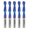ZahyoX 1/4 Inch Shank Upcut Spiral Router Bit, 5 Pack