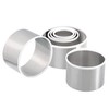 Lurch 10560 Cookie Rings Set Stainless Steel 6 Pieces for