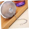 ABOOFAN 2 Pcs Stainless Steel Seasoning Strainer Mesh Tea Infuser