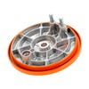 Rear Brake Plate Orange with Bore Slotted for Simson KR51/1
