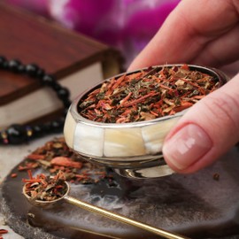 NKlaus NkKaus 1480 100 g Natural Incense Blend Cupid's Arrow with Sandalwood Rose Blossom Patchouli Leaves