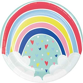 Over the Rainbow Paper Plates, 8 ct