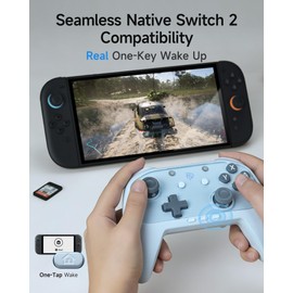 EasySMX S10C Switch 2 Pro Controller with Instant Wake-Up, Hall Effect Joysticks, HD Rumble, Motion Control, 2 Back Buttons, Turbo, C Buttons, for Switch 2/Switch/PC/iOS/Android
