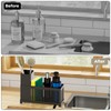 KOOSREEL Kitchen Sink Caddy Organiser, Sponge Holders with Removable Drain