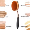 Yoseng Oval Foundation Brush Large Toothbrush makeup brushes Fast Flawless
