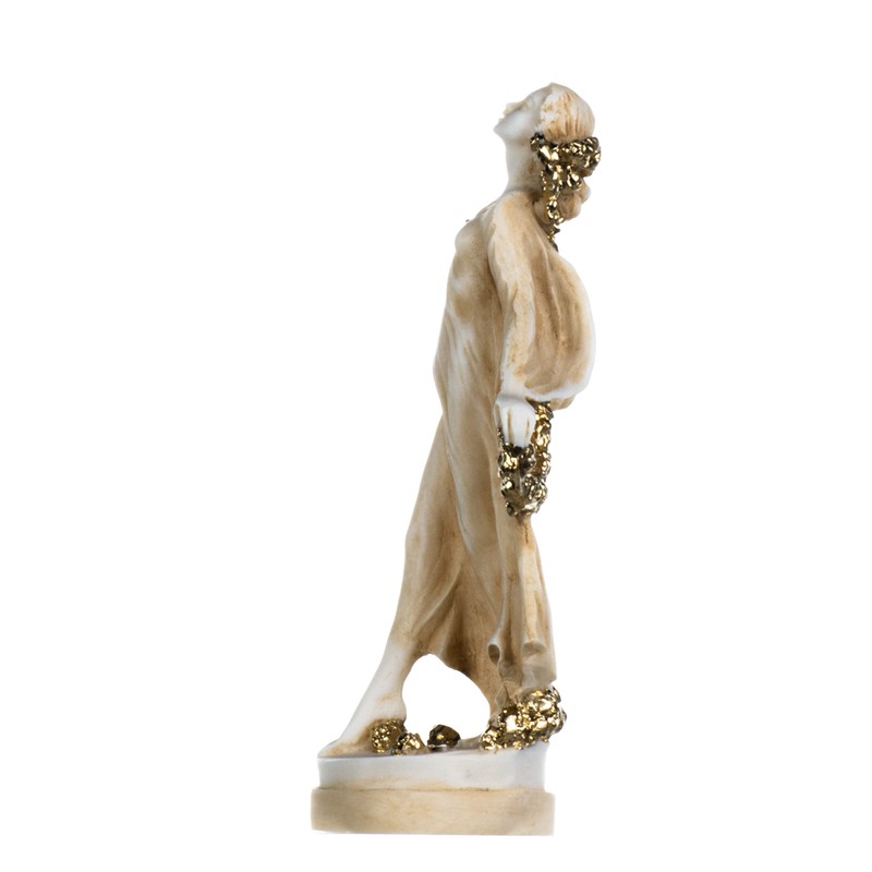 BeautifulGreekStatues FLORA Goddess Golden Maiden of Blossoms Flowers Molded Marble