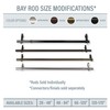 A&F Rod Décor - Bay Window Single Curtain Rod Modification