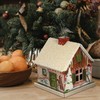 KNOX 078510W Metal Incense House-Winter Motif-5" H x 2.5" W
