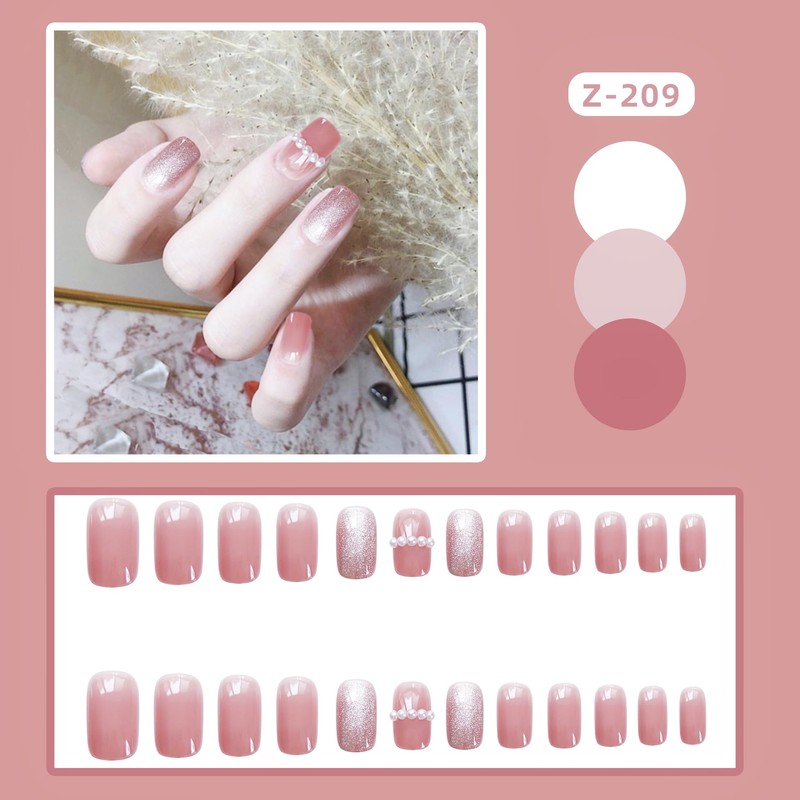 Lwenjing Nail Tips, 72 Pieces, Nail Tips, 3D Nail Tips,