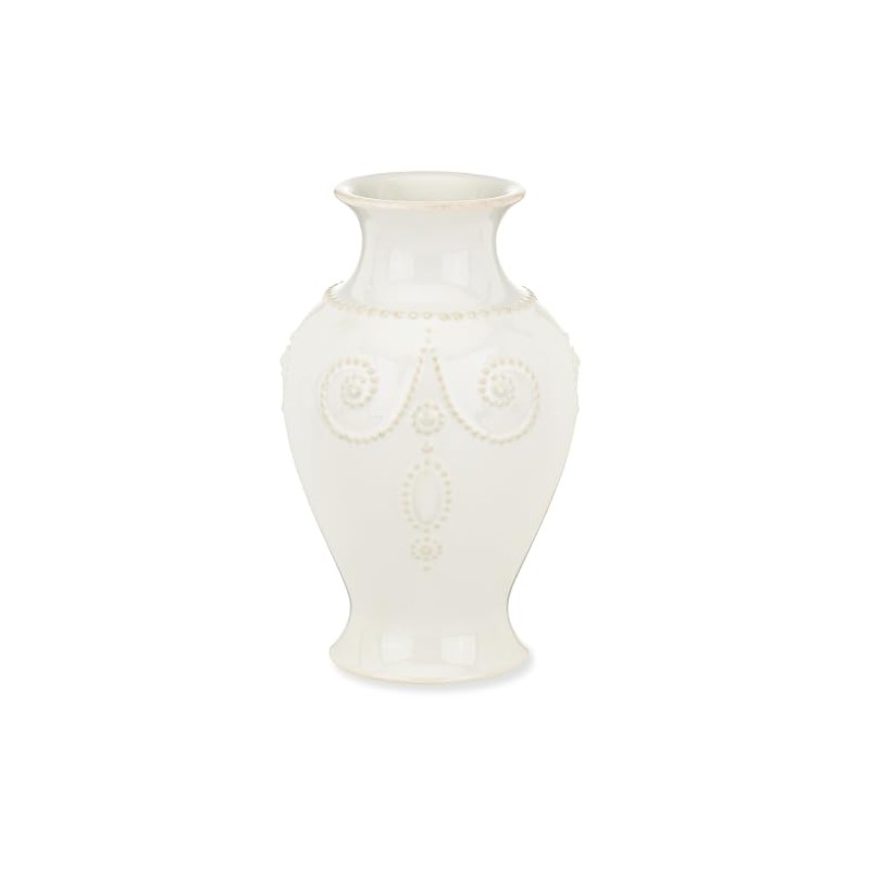 Lenox French Perle White 8" Bouquet Vase, 2.10 LB