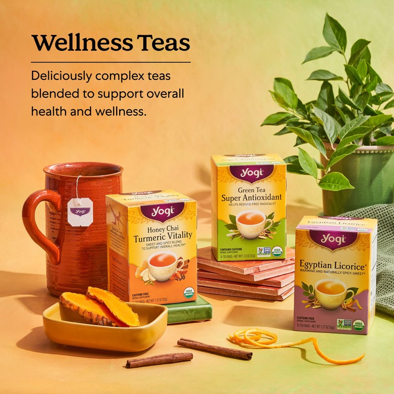 Yogi Tea DeTox and Wellness Variety Pack 4pk - 16