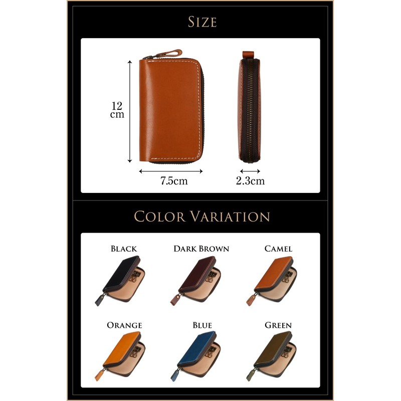 Leather Lion Key Case, Men's Smart Key Case, Genuine Leather,