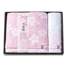Imabari Towel, Sakura Cherry Blossom Bath Towel, 1 Piece Wash Towel, Gift