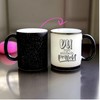 Zaubertasse Du bist einfach perfekt - Farbwechseltasse mit Glitzerpartikeln -