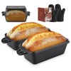 AILITOR Cast Iron Loaf Pan with Lid 9x5 Inch -
