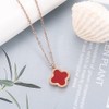 TOFBS Four-Leaf Clover Jewellery Set for Women Girls 18K Rose